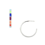 Bamboo Hoop Earrings