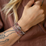 Multi Color Spinel Wrap Bracelet - Necklace
