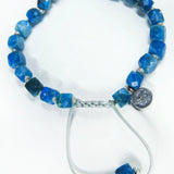 Apatite Cube Adjustable Bracelet