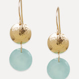 Aqua Chalcedony Gwen Earrings