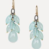 Aqua Chalcedony Arcana Earrings