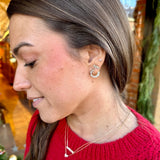 18k Classic Firework Spiral Earrings