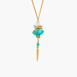 Evil Eye Shaped Mixed Necklace