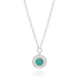 Luna Pendant Necklace- Silver