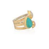 Antigua faux Stack Ring