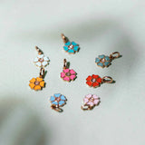 Flower Coral Diamond Pendant