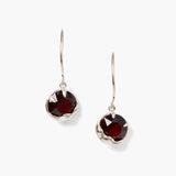 Prong Set Crystal Drops with Moon Bezel