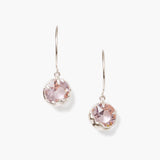 Prong Set Crystal Drops with Moon Bezel