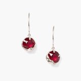 Prong Set Crystal Drops with Moon Bezel