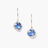 Prong Set Crystal Drops with Moon Bezel