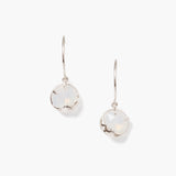 Prong Set Crystal Drops with Moon Bezel