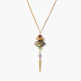 Evil Eye Shaped Mixed Necklace