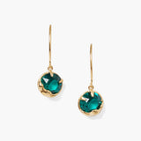 Prong Set Crystal Drops with Moon Bezel