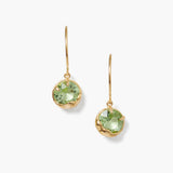 Prong Set Crystal Drops with Moon Bezel