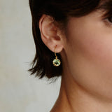 Prong Set Crystal Drops with Moon Bezel