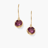 Prong Set Crystal Drops with Moon Bezel