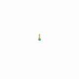 Single Emerald Charm Pendant | May Birthstone