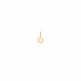 Single Midi Bitty Star of David Charm