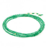 Green Onyx Wrap Bracelet - Necklace