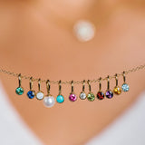 Single Ruby Charm Pendant | July Birthstone