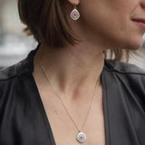 Pink Tourmaline & Ruby Memories Pendant Necklace
