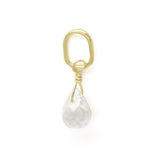 Moonstone Briolette Charm
