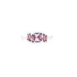 Amalfi Rose De France Horizontal Stack Ring