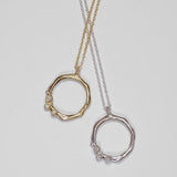 Encrusted Round Branch Necklace