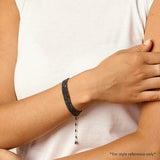 Black Spinel Wrap Bracelet - Necklace