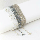 Confetti Moonstone Gemstone Wrap Bracelet - Necklace