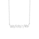 18k Classic Fireworks Bar Necklace