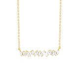 18k Classic Fireworks Bar Necklace
