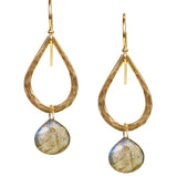 Labradorite Biel Earrings