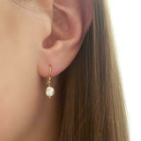 Freshwater Pearl Nugget Earrings