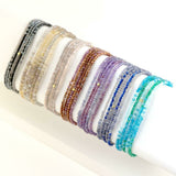 Black Ombre Wrap Bracelet - Necklace