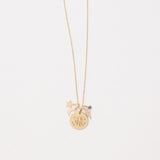 Single Midi Bitty Moon Charm Pendant