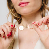Single Midi Bitty Pave Diamond Lightning Bolt Charm