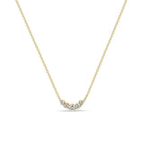 5 Graduated Prong Diamond Necklace