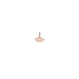 Single Midi Bitty Diamond Evil Eye Charm