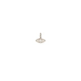 Single Midi Bitty Diamond Evil Eye Charm