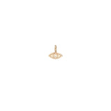 Single Midi Bitty Diamond Evil Eye Charm