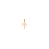 Single Midi Bitty Pave Diamond Palm Tree Charm
