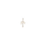 Single Midi Bitty Pave Diamond Palm Tree Charm