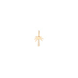 Single Midi Bitty Pave Diamond Palm Tree Charm