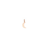 Single Midi Bitty Moon Charm Pendant