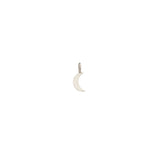 Single Midi Bitty Moon Charm Pendant