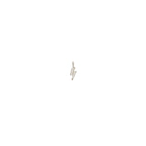 Single Midi Bitty Pave Diamond Lightning Bolt Charm
