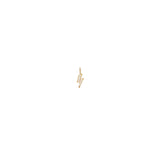 Single Midi Bitty Pave Diamond Lightning Bolt Charm