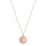 Celestial Protection Medallion with Diamond