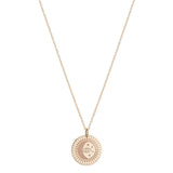 Celestial Protection Medallion with Diamond